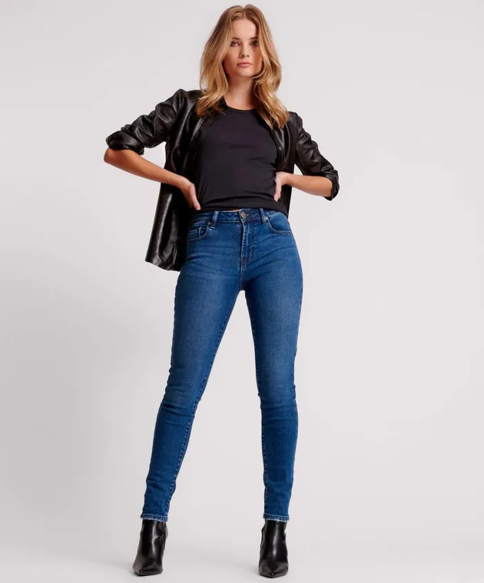 One Teaspoon Denim Jeans Women Indigo Freebirds Ii High Waist Stretch Skinny Jean One Teaspoon Denim Jeans Women Indigo Freebirds Ii High Waist Stretch Skinny Jean