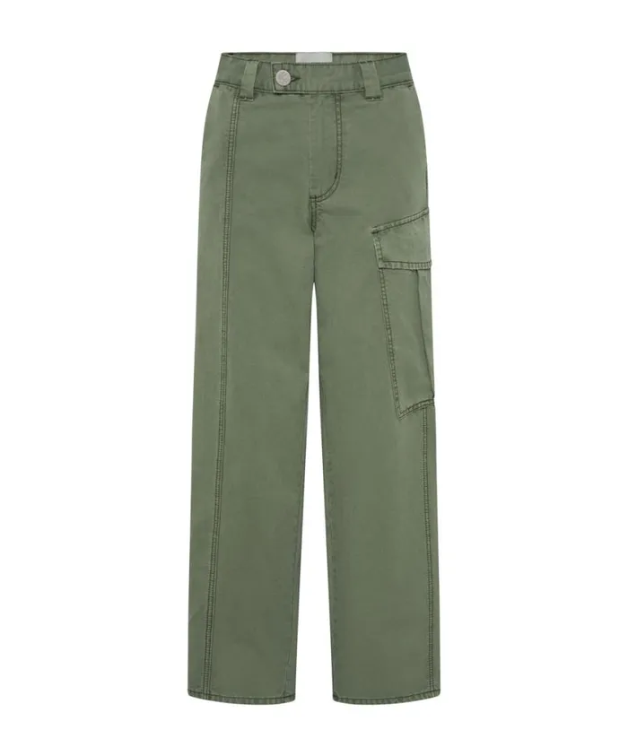 One Teaspoon Denim Jeans Women Khaki New Fiction Wide Leg Cargo Jeans