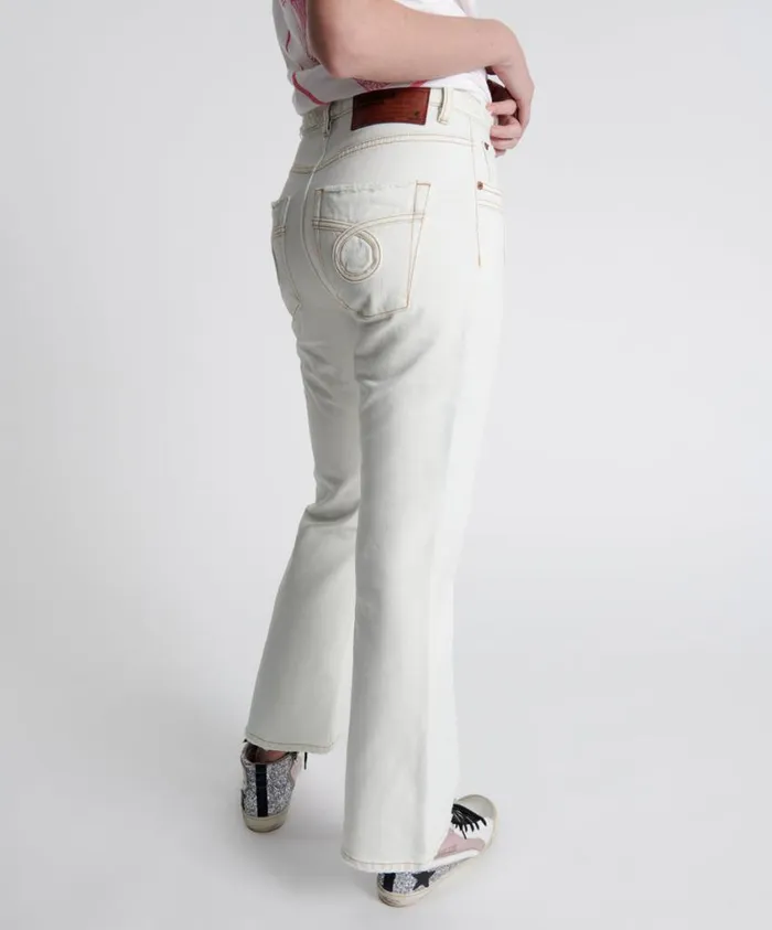 One Teaspoon Denim Jeans Women Le Loop Charlie Slim High Waist Flare