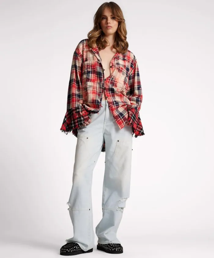 One Teaspoon Denim Jeans Women Le Surf Jackson Utility Mid Waist Wide Leg Jeans One Teaspoon Denim Jeans Women Le Surf Jackson Utility Mid Waist Wide Leg Jeans
