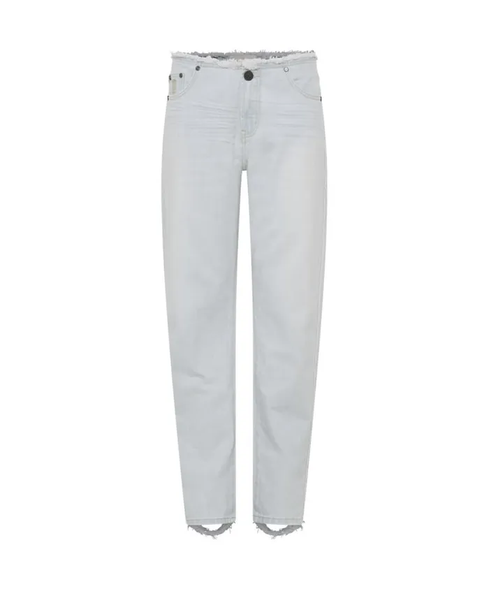One Teaspoon Denim Jeans Women Le Surf Truckers Low Waist Straight Leg Jeans