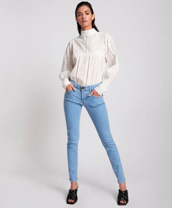 One Teaspoon Denim Jeans Women Oahu Freebirds Ii Low Waist Skinny Jean