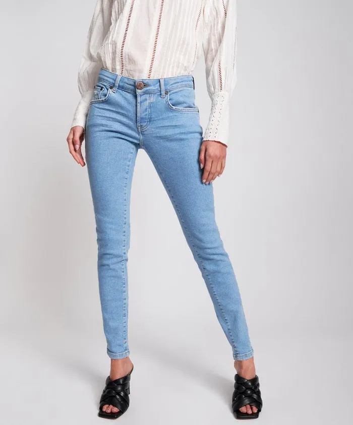 One Teaspoon Denim Jeans Women Oahu Freebirds Ii Low Waist Skinny Jean