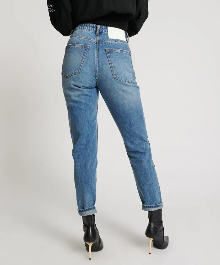 One Teaspoon Denim Jeans Women Pacifica Legends High Waist Mom Jean
