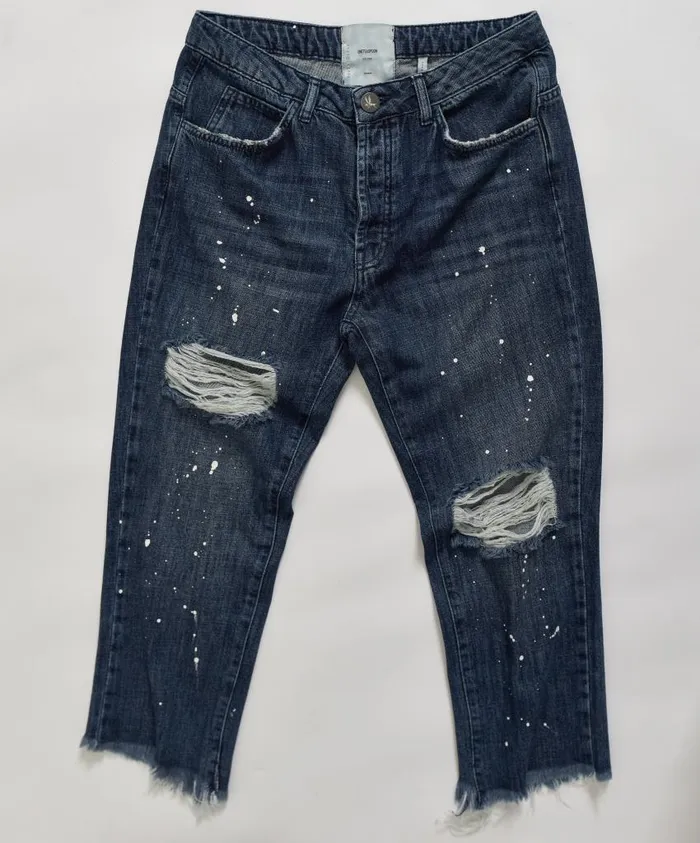 One Teaspoon Denim Jeans Women Pop Cult Hooligans Low Waist Straight Leg Jean