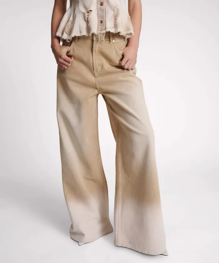 One Teaspoon Denim Jeans Women Premium Butterscotch Love Machines High Waist Supe