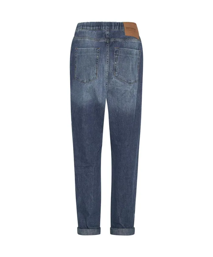 One Teaspoon Denim Jeans Women Resort Blue High Waist Shabbies Jean