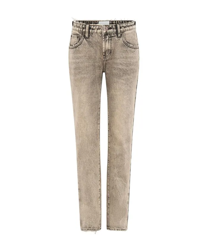 One Teaspoon Denim Jeans Women Rust Truckers Low Waist Straight Leg Jean