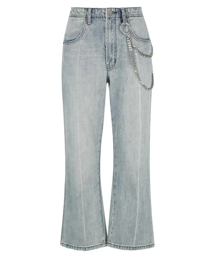 One Teaspoon Denim Jeans Women Salty Dog Chained Nomad Mid Waist Vintage Fit Jeans
