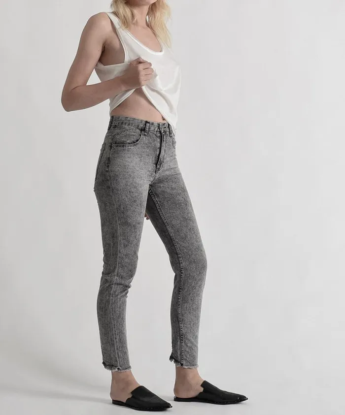 One Teaspoon Denim Jeans Women Society Legend High Waist Mom Jean