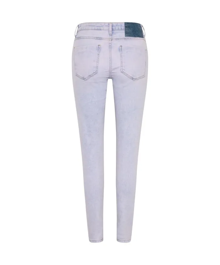 One Teaspoon Denim Jeans Women Soho Haze Freebirds Ii High Waist Skinny Jeans