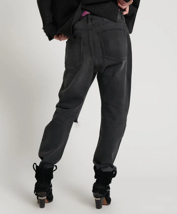 One Teaspoon Denim Jeans Women Storm Grey Saints Boyfriend Jeans