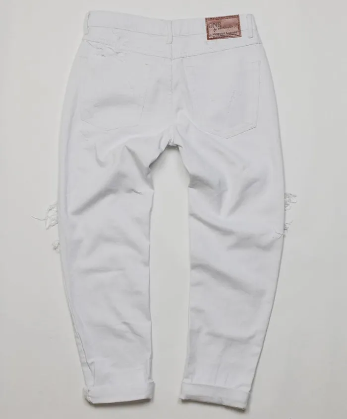 One Teaspoon Denim Jeans Women White Beauty Awesome Baggies 8211 Denim Jeans White