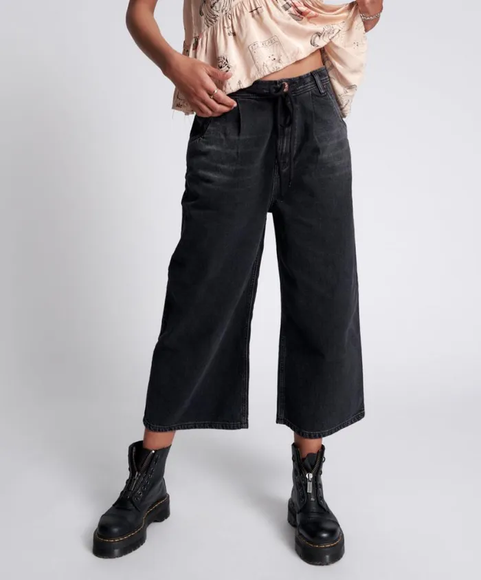 One Teaspoon Denim Jeans Women Worn Black Bad Boys Jeans