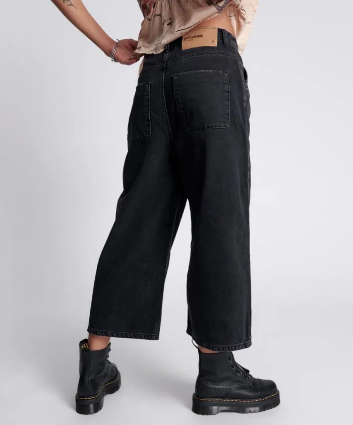 One Teaspoon Denim Jeans Women Worn Black Bad Boys Jeans