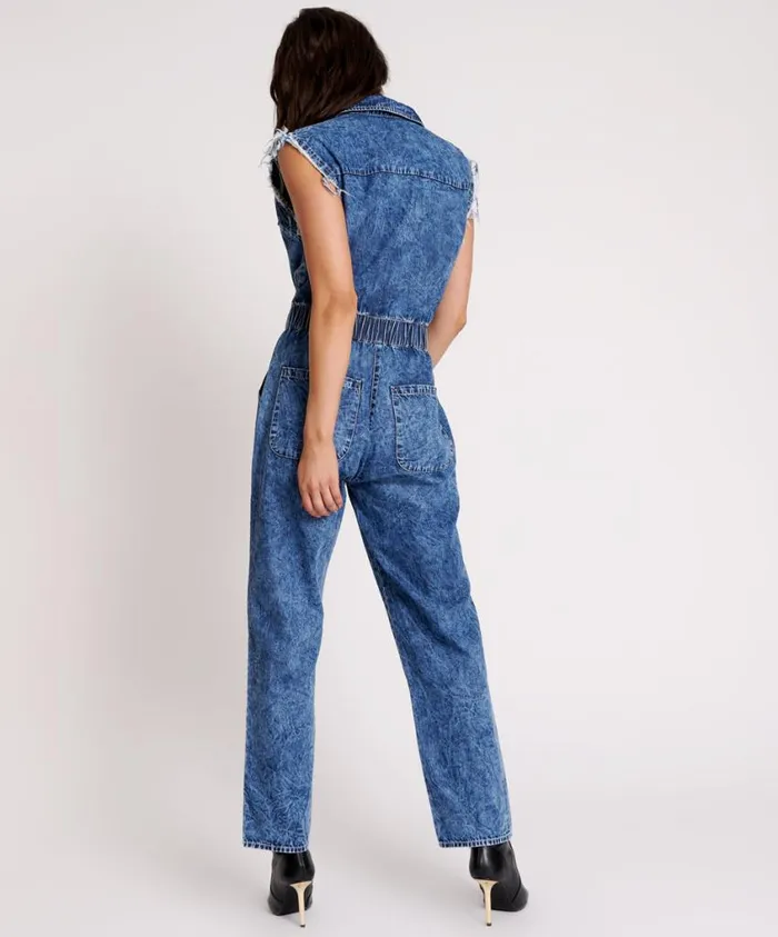 One Teaspoon Denim Jumpsuits Women Olivia Sleeveless Overall