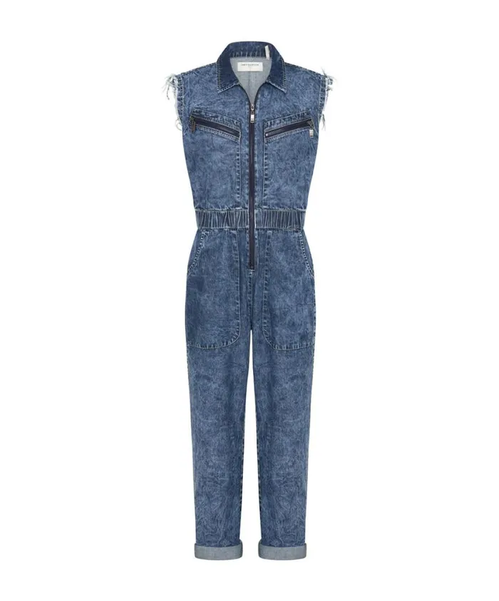 One Teaspoon Denim Jumpsuits Women Olivia Sleeveless Overall