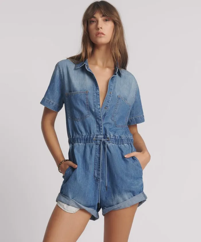 One Teaspoon Denim Jumpsuits Women PACIFICA BILLIE JUMPSUIT