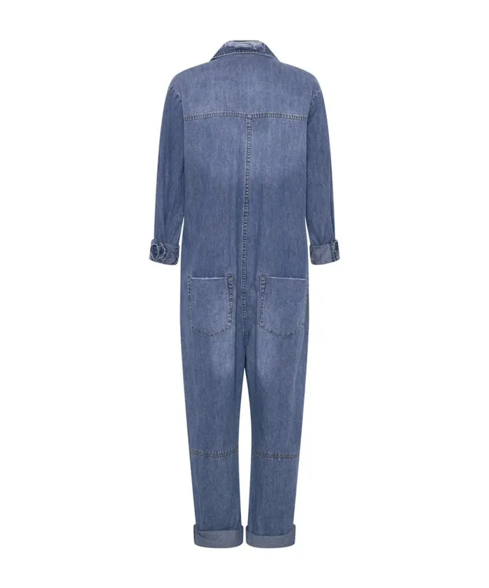 One Teaspoon Denim Jumpsuits Women Pacifica Paradise Utility Jumpsuit