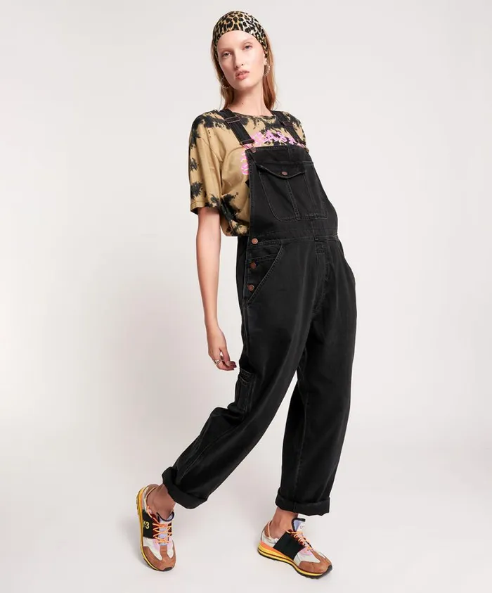 One Teaspoon Denim Jumpsuits Women Worn Black Stanton St Overalls