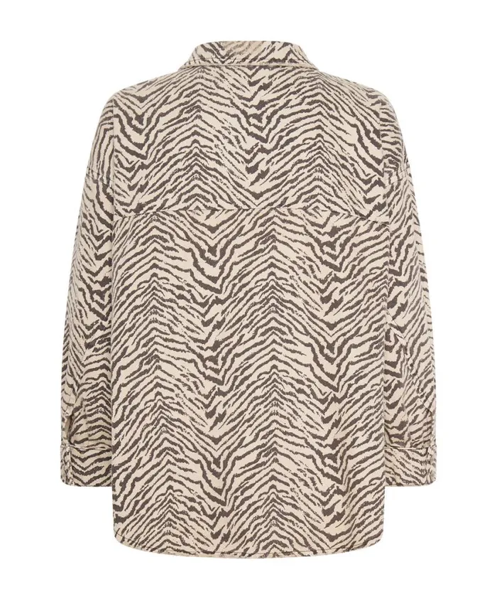 One Teaspoon Denim Shirts Women Zebra Daria Shirt