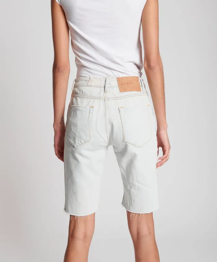 One Teaspoon Denim Shorts Women Brando Longline Truckers Relaxed Short