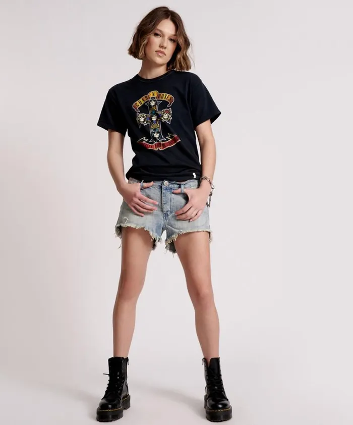 One Teaspoon Denim Shorts Women Diamonde Bonita Low Waist Denim Short