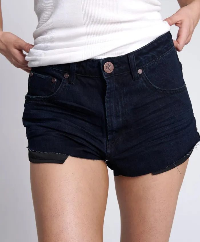 One Teaspoon Denim Shorts Women Fox Black The One Short