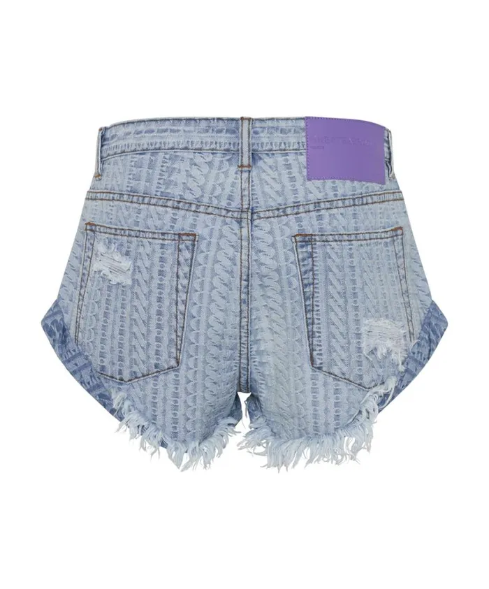 One Teaspoon Denim Shorts Women On Repeat Bandit Low Waist Denim Short