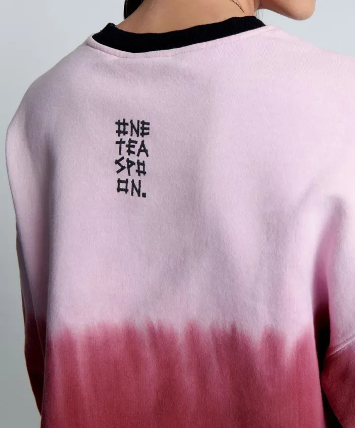 One Teaspoon Hoodies And Sweats Women From The Stars Dipped Cropped Sweater