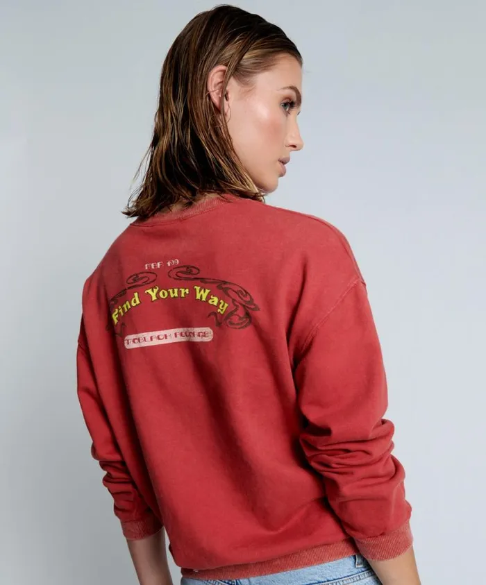 One Teaspoon Hoodies And Sweats Women Moblack Find Your Way Unisex Sweater
