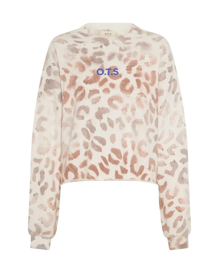 One Teaspoon Hoodies And Sweats Women OTS Commuter Crop Sweater Pink