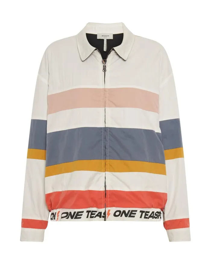 One Teaspoon Jackets Women OTS Velocity Reversible Windbreaker Jacket
