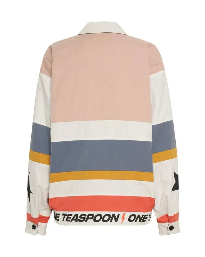 One Teaspoon Jackets Women OTS Velocity Reversible Windbreaker Jacket