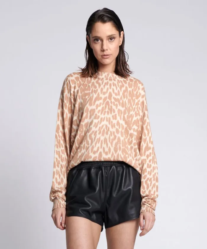 One Teaspoon Knitwear Women Animal Haphazard Knit Sweater