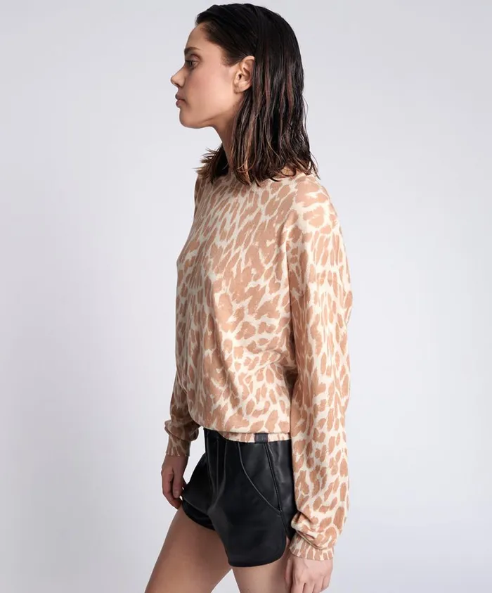 One Teaspoon Knitwear Women Animal Haphazard Knit Sweater
