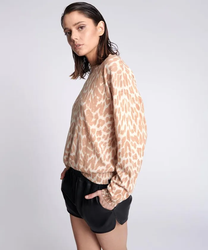 One Teaspoon Knitwear Women Animal Haphazard Knit Sweater