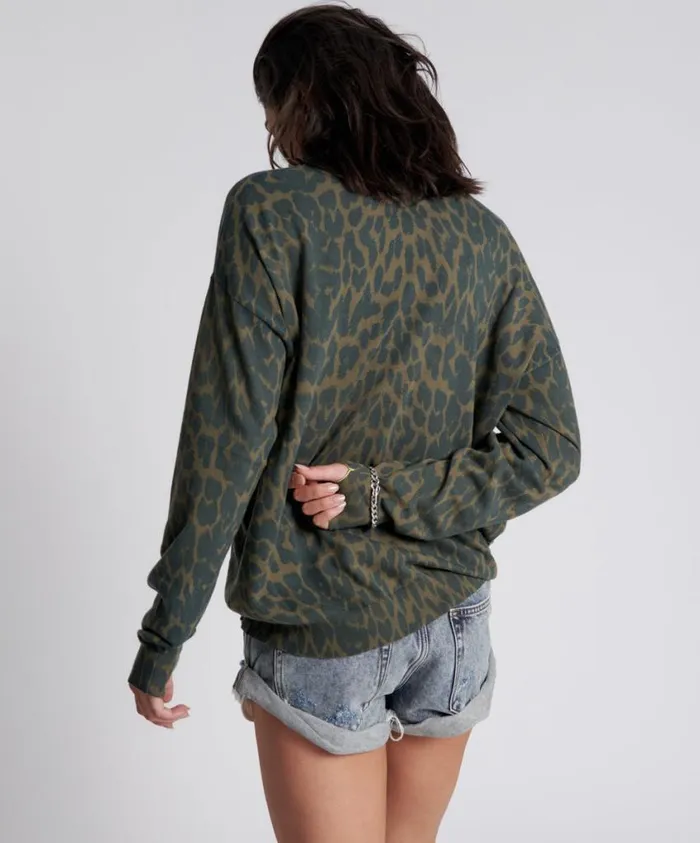 One Teaspoon Knitwear Women Jungle Leopard Knit Sweater