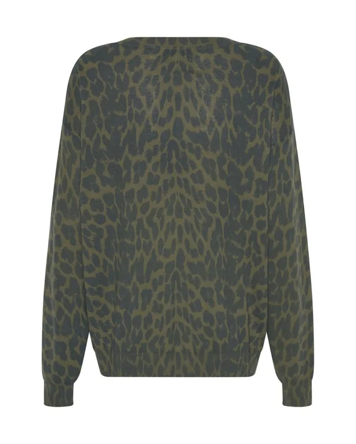 One Teaspoon Knitwear Women Jungle Leopard Knit Sweater