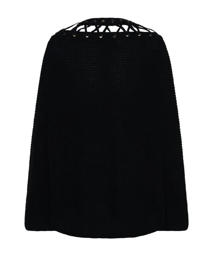 One Teaspoon Knitwear Women Laced Up Knit Sweater