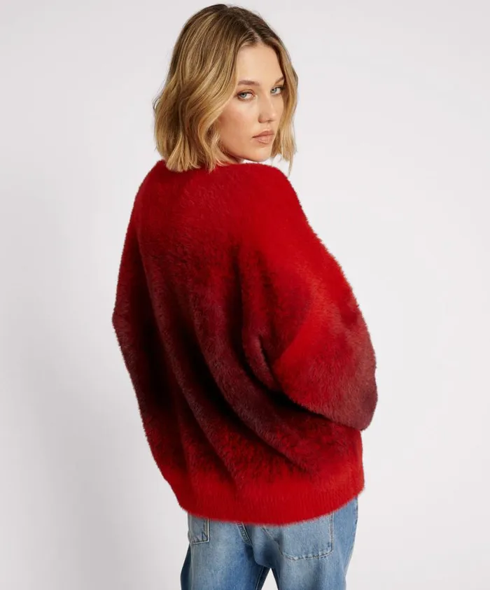 One Teaspoon Knitwear Women Ombre Knit Sweater 8211 Burning Sunset