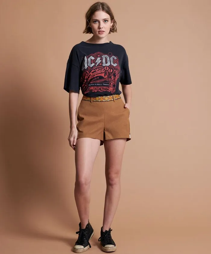 One Teaspoon Leather Women Fleetwood Vegan Leather Short 8211 Shorts