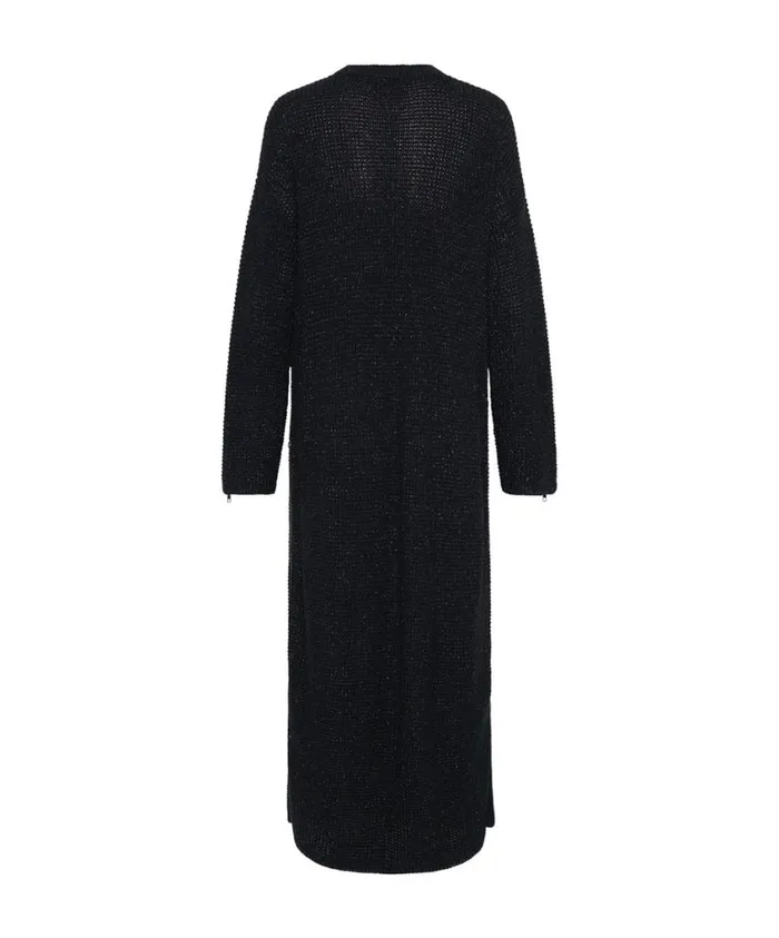 One Teaspoon Midi and Maxi Dresses Women Le Freak Metallic Zipped Knit Dress