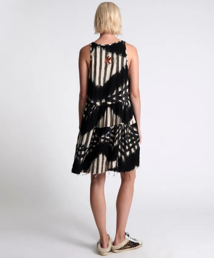 One Teaspoon Mini Dresses Women Gypsy Tie Dye Santorini Dress