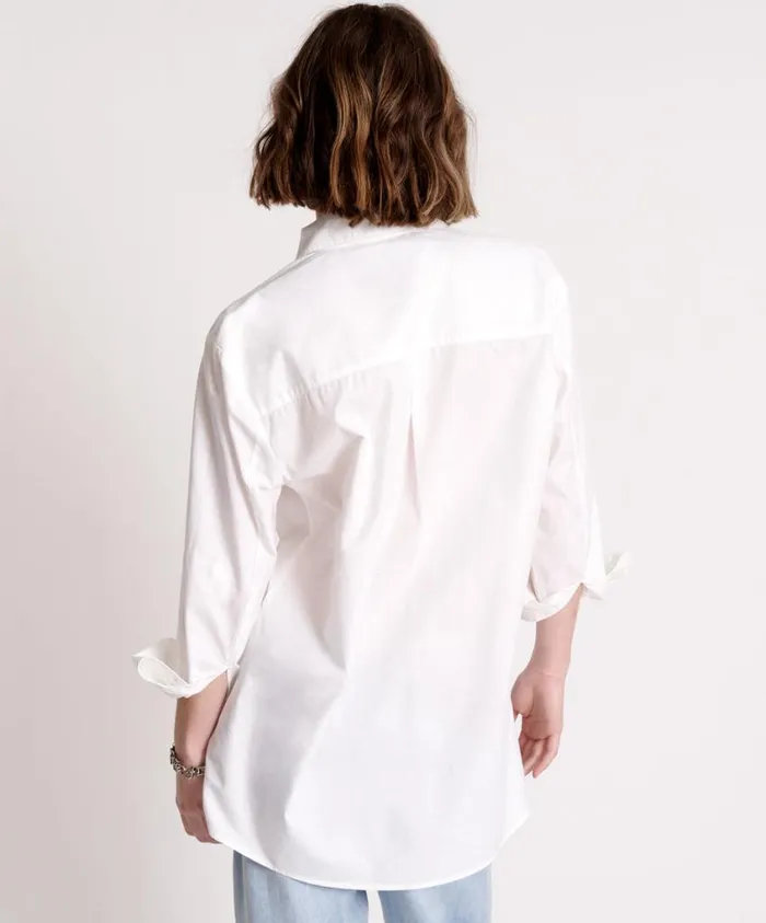 One Teaspoon Mini Dresses Women Tuxedo Shirt Dress
