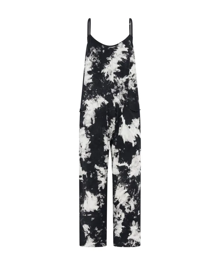 One Teaspoon Organic Tees Women Tie Dye Organic Savasna Jumpsuit