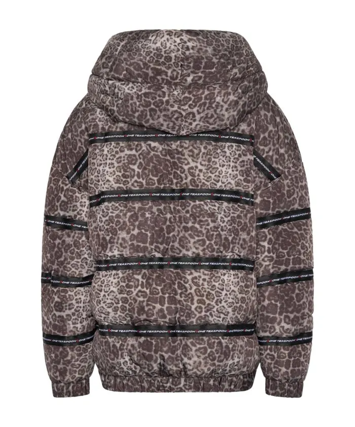 One Teaspoon Puffa Jackets Women Addicted Animal Puffa Jacket