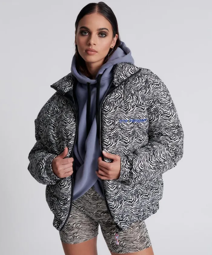 One Teaspoon Puffa Jackets Women Dirtee Love Puffa Jacket