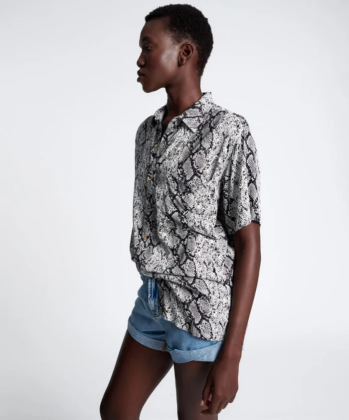 One Teaspoon Shirts Women Midh Snake Unisex Shirt