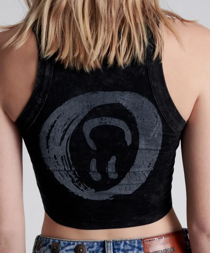 One Teaspoon Tees and Tanks Women Acid Smile Rally Tank